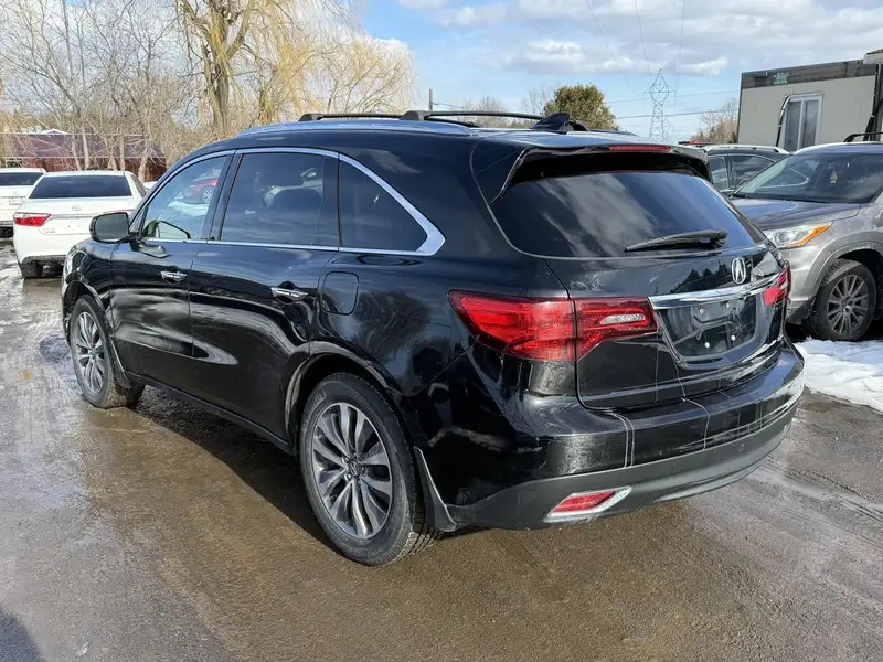 2014 Acura MDX Tech pkg, černá, 165 337 km, dovoz Kanada — foto 3 z 12