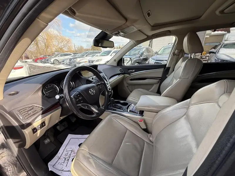 2014 Acura MDX Tech pkg, černá, 165 337 km, dovoz Kanada — foto 9 z 12