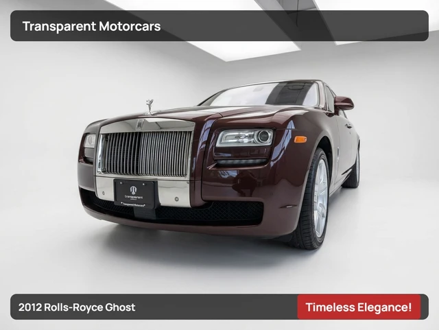 2012 Rolls-Royce Ghost, červená, 8 789 km, dovoz Kanada — foto 1