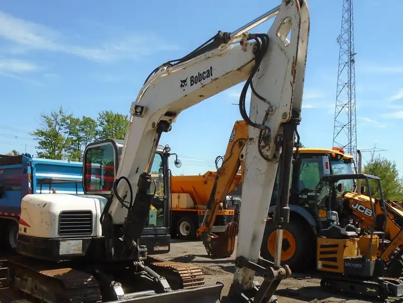 2012 Bobcat E80A-WHITE, bílá, dovoz Kanada — foto 2 z 11