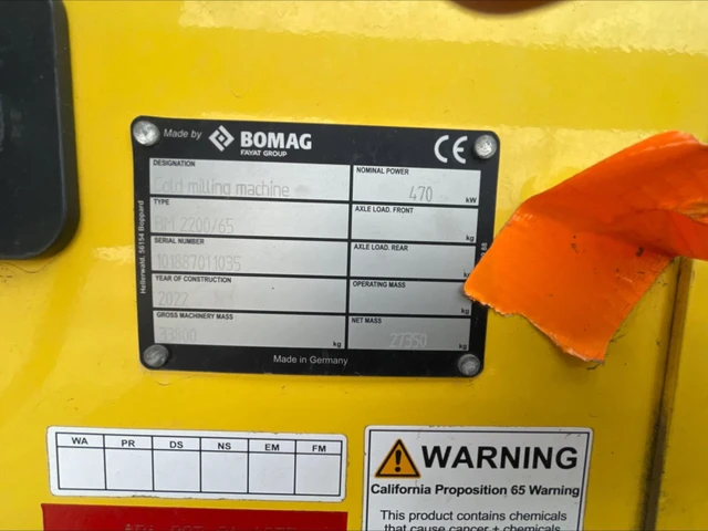 2023 BOMAG, 1 mth, dovoz Kanada — foto 5 z 5