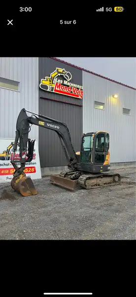 2016 Volvo ECR58D, dovoz Kanada — foto 3 z 7