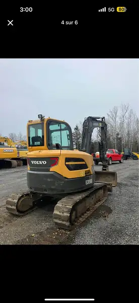 2016 Volvo ECR58D, dovoz Kanada — foto 4 z 7