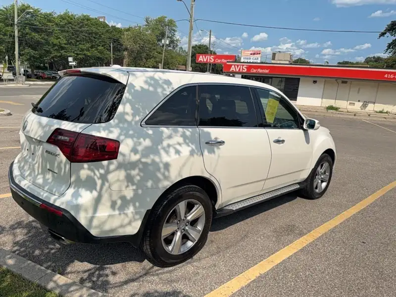 2012 Acura MDX Tech, bílá, 152 000 km, dovoz Kanada — foto 5 z 12