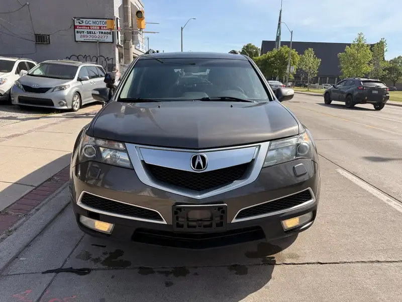 2012 Acura MDX AWD 4dr Tech Pkg, šedá, 234 000 km, dovoz Kanada — foto 2 z 12