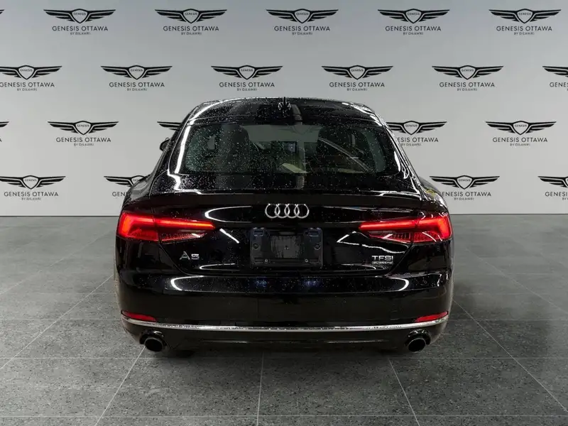2018 Audi A5 Technik, černá, 115 381 km, dovoz Kanada — foto 4 z 12