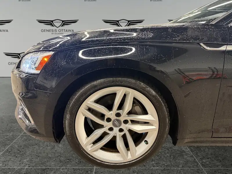 2018 Audi A5 Technik, černá, 115 381 km, dovoz Kanada — foto 9 z 12