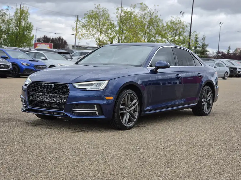 2018 Audi A4 Technik, modrá, 107 994 km, dovoz Kanada — foto 2 z 12