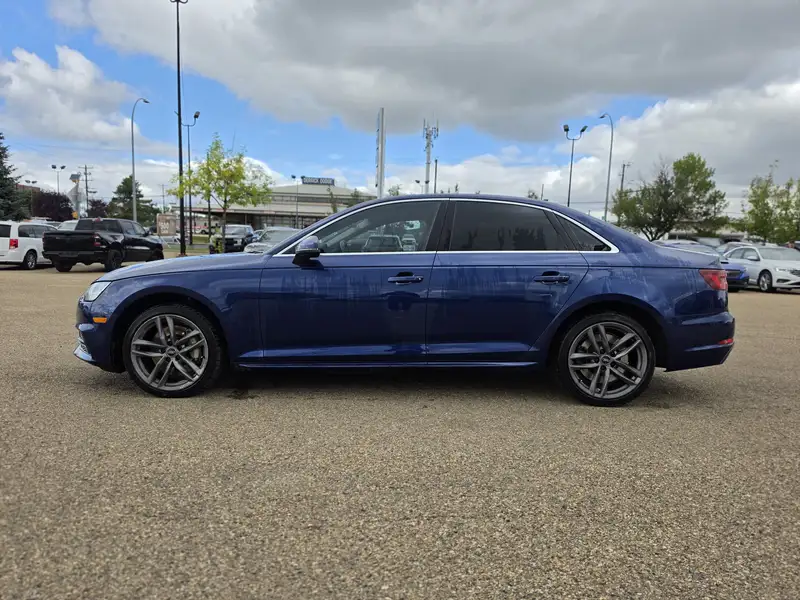 2018 Audi A4 Technik, modrá, 107 994 km, dovoz Kanada — foto 3 z 12