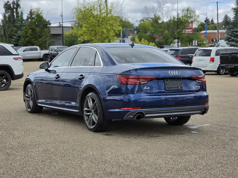 2018 Audi A4 Technik, modrá, 107 994 km, dovoz Kanada — foto 4 z 12