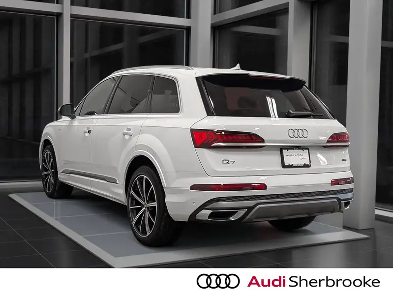 2022 Audi Q7 Progressiv, bílá, 79 064 km, dovoz Kanada — foto 2 z 12