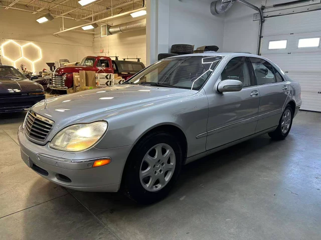 2001 S500, stříbrná, 122 497 km, dovoz Kanada — foto 2 z 19