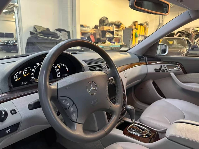 2001 S500, stříbrná, 122 497 km, dovoz Kanada — foto 5 z 19