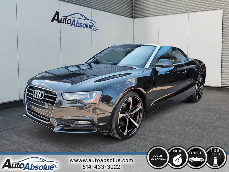 2013 Audi A5 Premium Plus, černá, 188 000 km, dovoz Kanada — foto 2 z 12