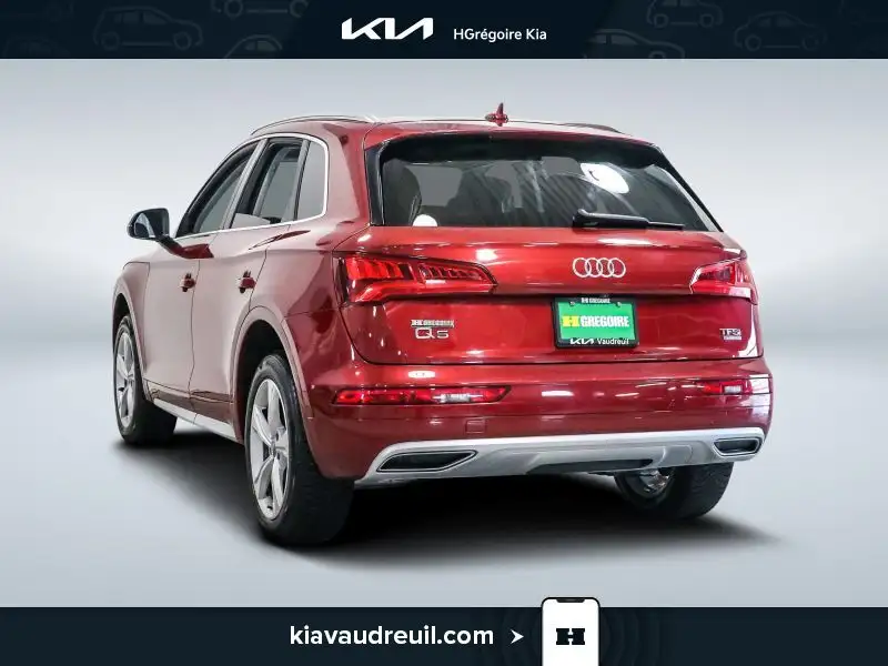 2018 Audi Q5 Progressiv, červená, 110 461 km, dovoz Kanada — foto 4 z 12