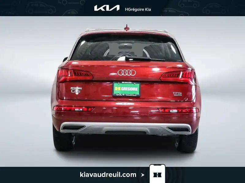 2018 Audi Q5 Progressiv, červená, 110 461 km, dovoz Kanada — foto 5 z 12