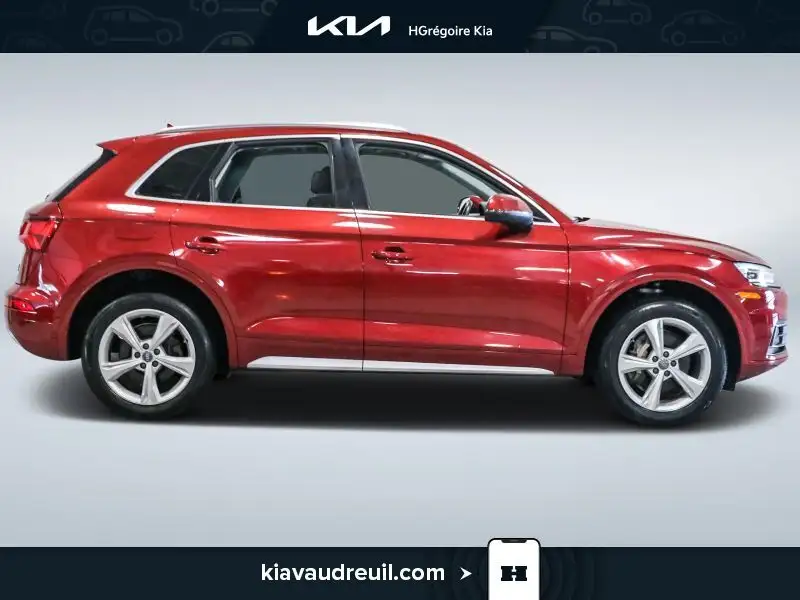 2018 Audi Q5 Progressiv, červená, 110 461 km, dovoz Kanada — foto 7 z 12
