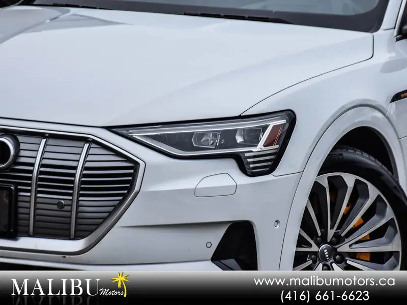 2019 Audi E-Tron Technik, bílá, 188 713 km, dovoz Kanada — foto 2 z 12