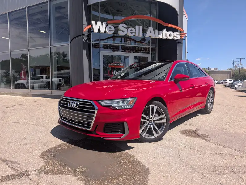 2023 Audi A6 Progressiv, FULLY LOADED!!, červená, 69 049 km, dovoz Kanada — foto 2 z 12