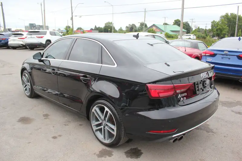 2018 Audi A3 Progressiv, černá, 123 618 km, dovoz Kanada — foto 5 z 12