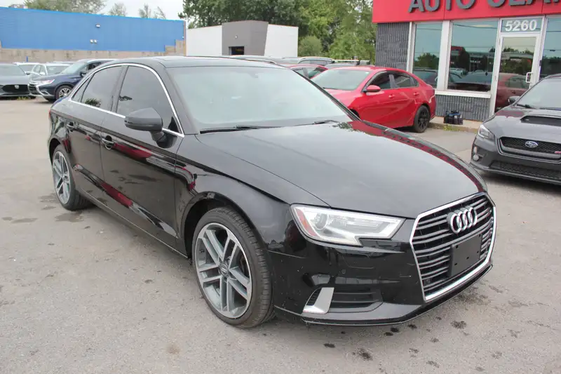 2018 Audi A3 Progressiv, černá, 123 618 km, dovoz Kanada — foto 9 z 12