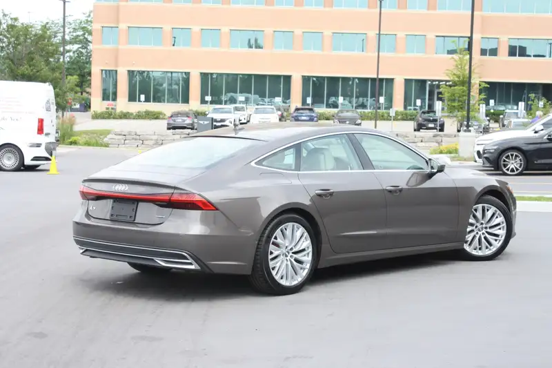 2019 Audi A7 Technik, hnědá, 86 816 km, dovoz Kanada — foto 3 z 12
