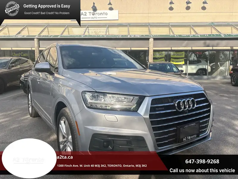 2018 Audi Q7 Technik, stříbrná, 181 219 km, dovoz Kanada — foto 2 z 12