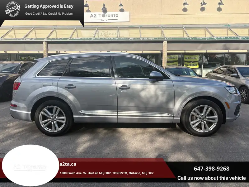 2018 Audi Q7 Technik, stříbrná, 181 219 km, dovoz Kanada — foto 3 z 12