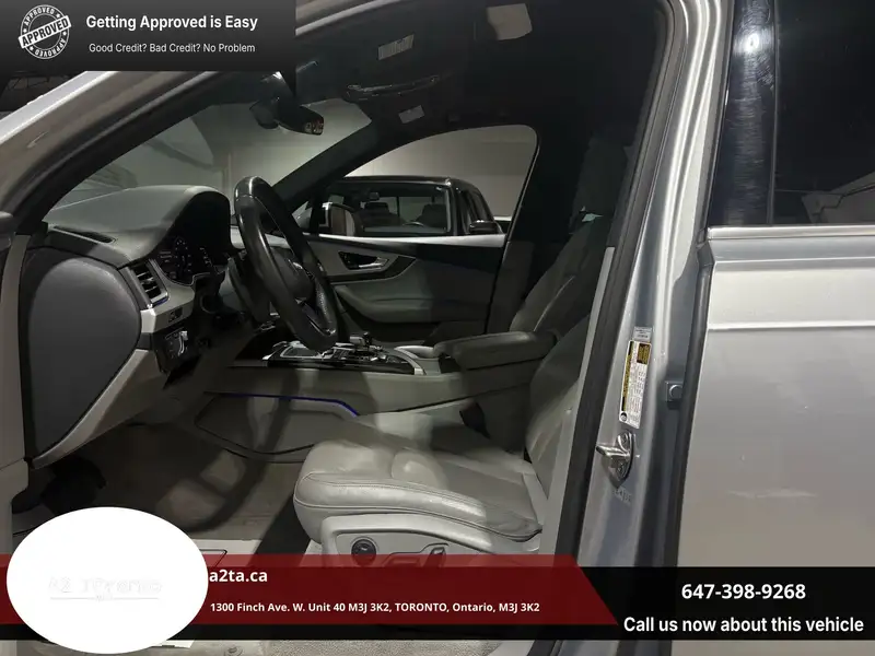 2018 Audi Q7 Technik, stříbrná, 181 219 km, dovoz Kanada — foto 7 z 12