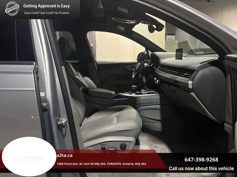 2018 Audi Q7 Technik, stříbrná, 181 219 km, dovoz Kanada — foto 9 z 12