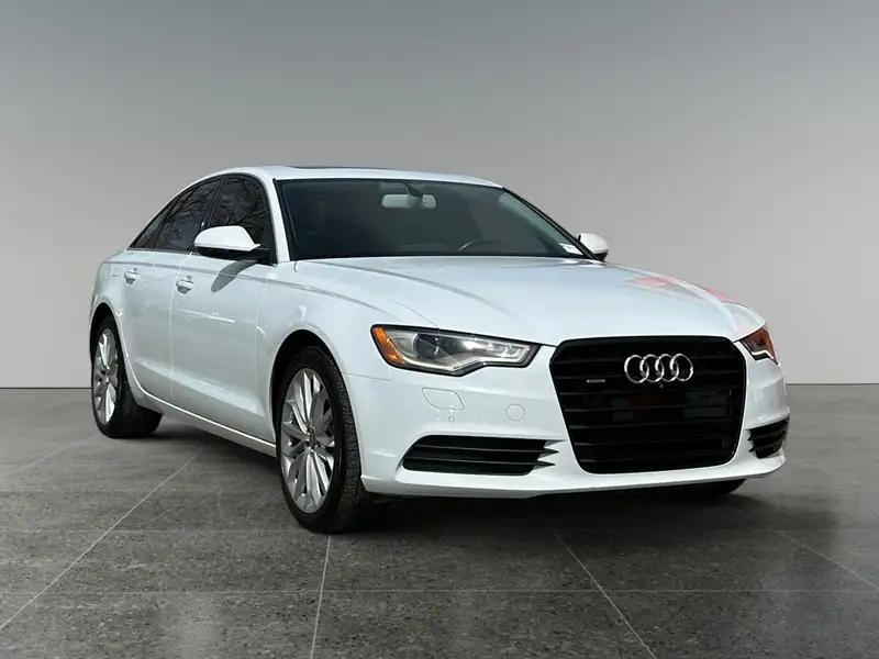 2013 Audi A6 Premium, bílá, 112 625 km, dovoz Kanada — foto 7 z 12