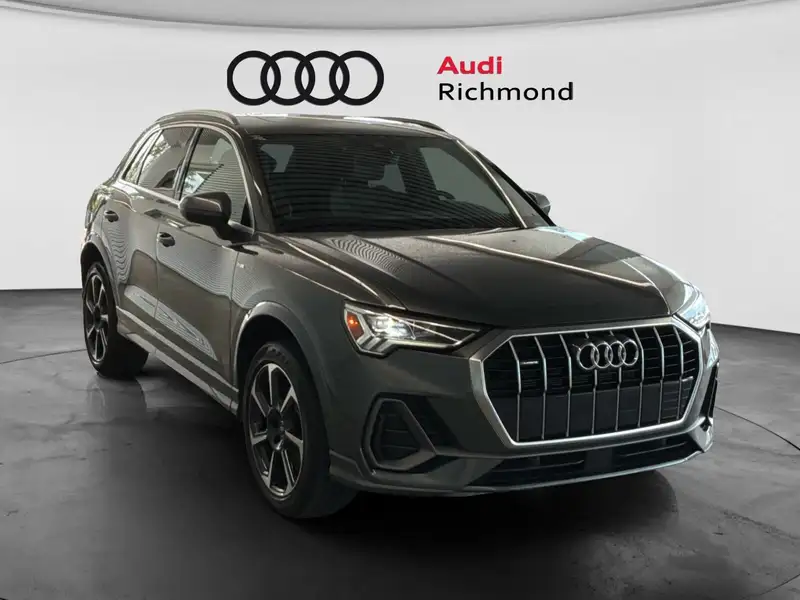 2025 Audi Q3 Technik, šedá, 39 840 km, dovoz Kanada — foto 3 z 12