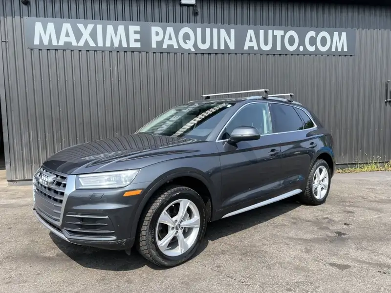 2018 Audi Q5 Progressiv, šedá, 97 000 km, dovoz Kanada — foto 3 z 12