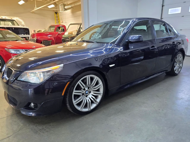 2008 550i, modrá, 108 052 km, dovoz Kanada — foto 2 z 18