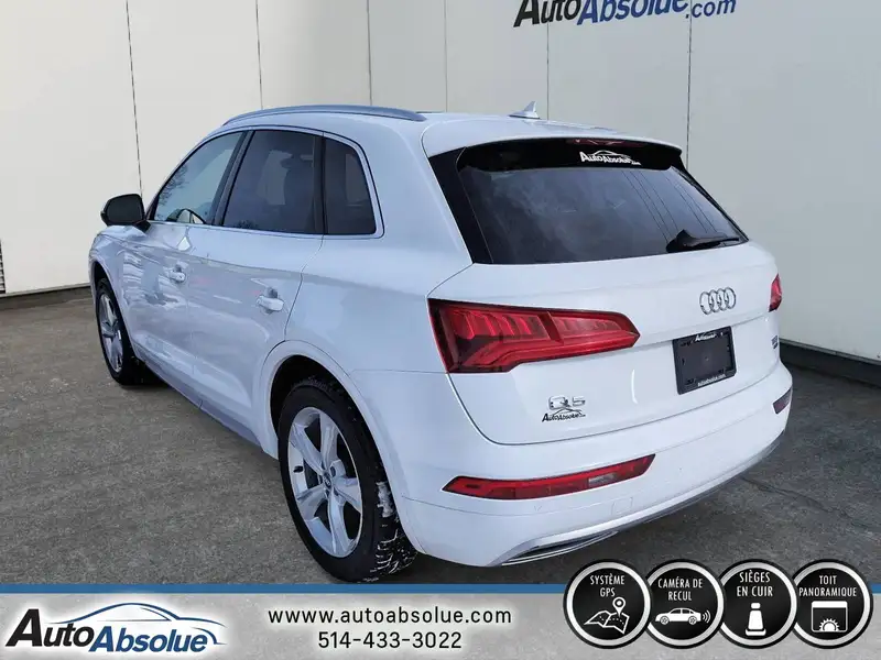2018 Audi Q5 Progressiv, bílá, 135 000 km, dovoz Kanada — foto 3 z 12