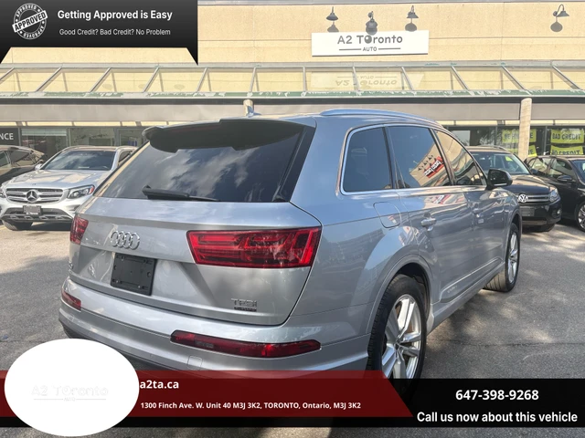 2018 Audi Q7 Technik, stříbrná, 181 219 km, dovoz Kanada — foto 4 z 5
