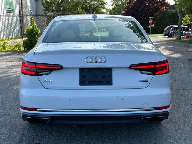 2019 Audi A4 Technik, bílá, 40 763 km, dovoz Kanada — foto 4 z 5