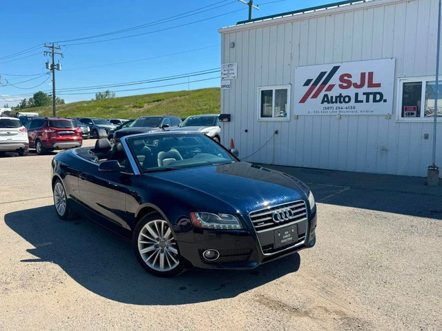 2011 Audi A5 Premium Plus, modrá, 124 716 km, dovoz Kanada — foto 2 z 5