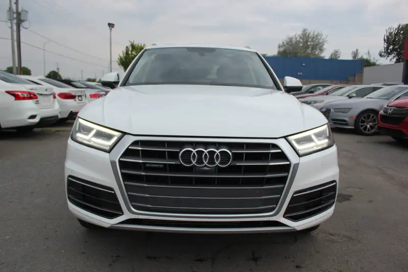 2018 Audi Q5 Progressiv, bílá, 154 619 km, dovoz Kanada — foto 9 z 12
