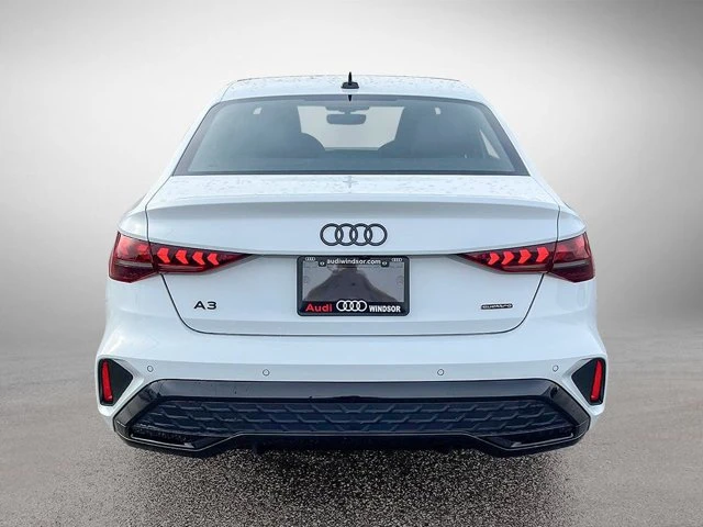 2026 Audi A3 Sedan Progressiv, bílá, 14 km, dovoz Kanada — foto 6 z 20