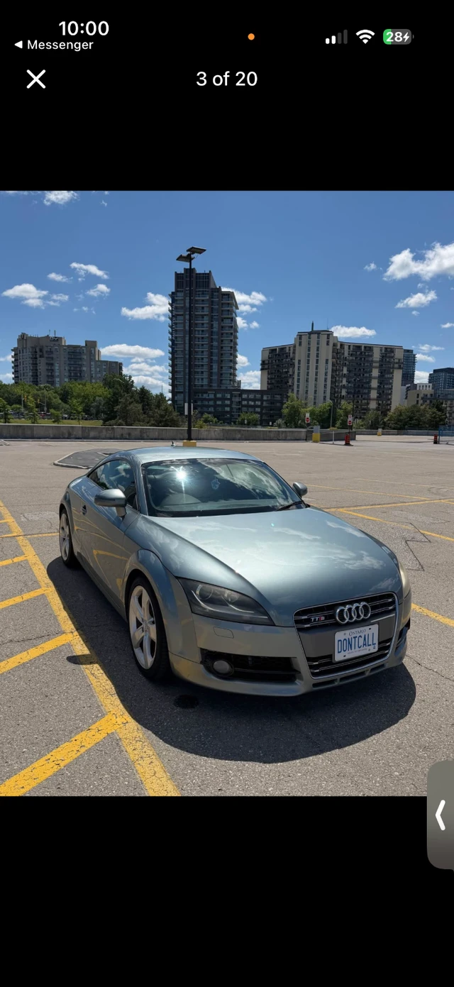 2006 Audi Tt, šedá, 140 000 km, dovoz Kanada — foto 2 z 2