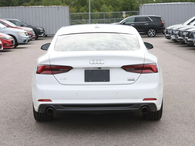 2018 Audi A5 2.0 Progressiv, bílá, 93 784 km, dovoz Kanada — foto 5 z 20