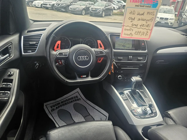 2014 Audi Q5 2.0L Progressiv, černá, 131 136 km, dovoz Kanada — foto 6 z 9