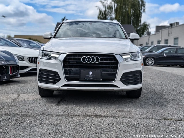 2018 Audi Q3 Premium Plus, bílá, 73 200 km, dovoz Kanada — foto 3 z 5