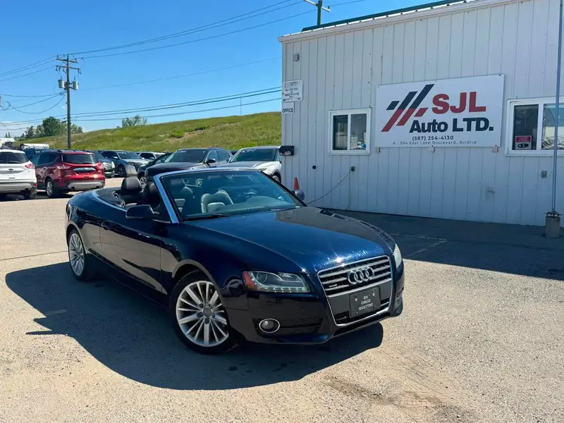 2011 Audi A5 Premium Plus, modrá, 124 716 km, dovoz Kanada — foto 2 z 12