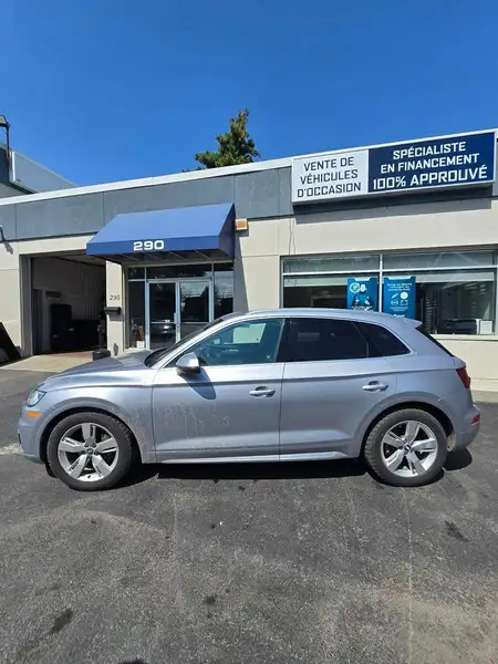 2018 Audi Q5 Technik, šedá, 143 194 km, dovoz Kanada — foto 3 z 5