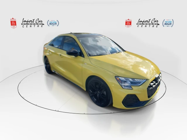 2026 Audi A3 Progressiv, žlutá, 18 093 km, dovoz Kanada — foto 2 z 20