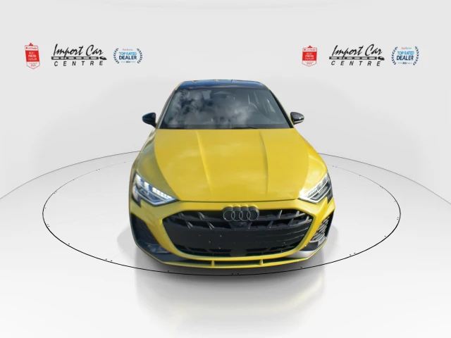 2026 Audi A3 Progressiv, žlutá, 18 093 km, dovoz Kanada — foto 3 z 20