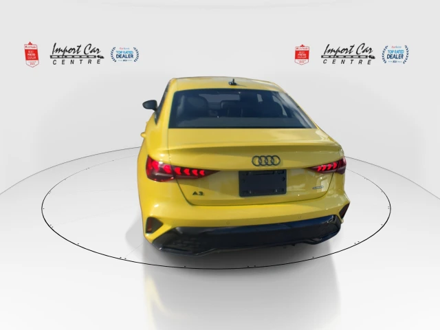 2026 Audi A3 Progressiv, žlutá, 18 093 km, dovoz Kanada — foto 7 z 20