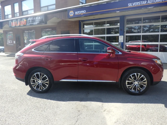 2012 Lexus RX350, červená, 184 500 km, dovoz Kanada — foto 4 z 5